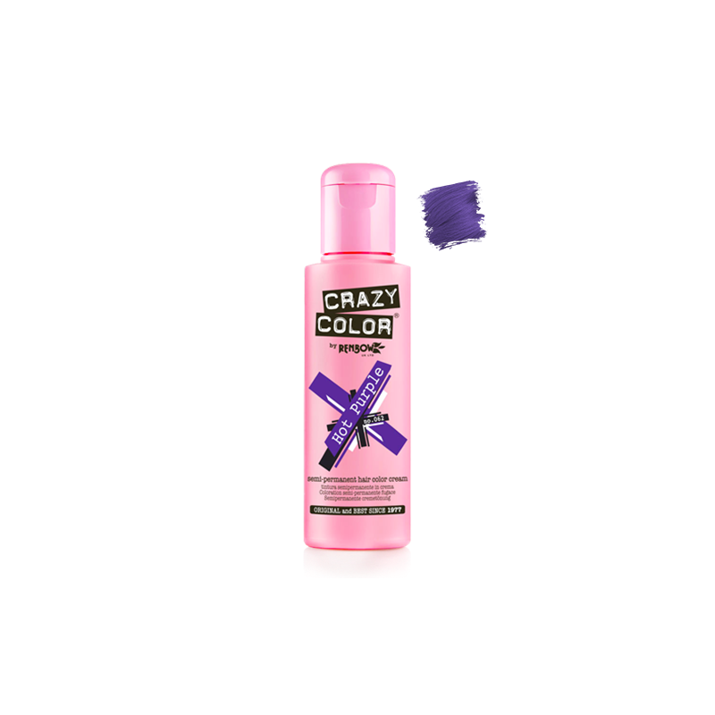 CRAZY COLOR Nº62 HOT PURPLE 100ml